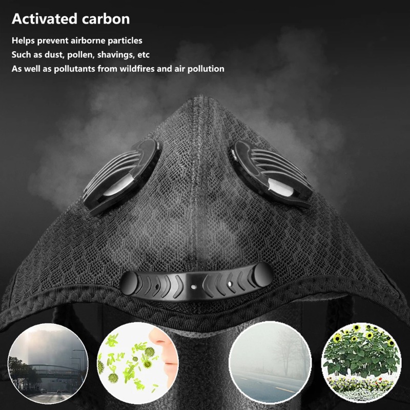 Maseczka sportowa do jazdy na  – Dust Mask Construction recenzja i cena
